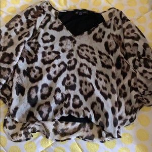 Leapord print blouse
